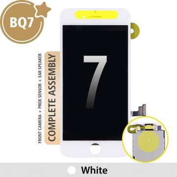 BQ7 Full LCD Assembly for iPhone 7 Screen Replacement-White