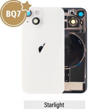 BQ7 Rear Cover Glass with Camera Lens Glass and Wireless Flex for iPhone 14-Starlight