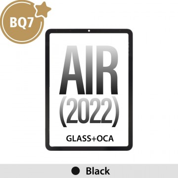 Front Screen Outer Glass With OCA for iPad Air (2022) (BQ7)-Black