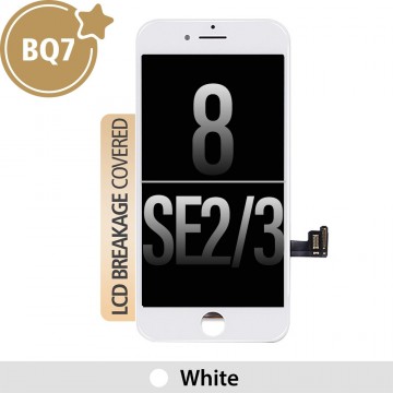 BQ7 LCD Assembly for iPhone 8 / SE (2020) / SE (2022) Screen Replacement-White