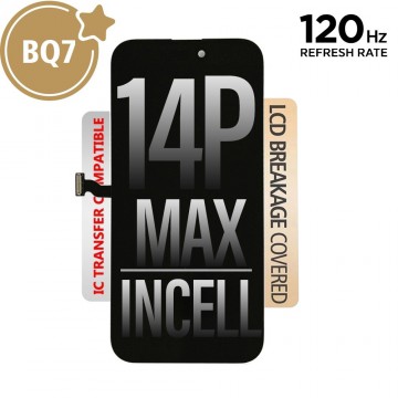 120HZ REFRESH RATE BQ7 Incell LCD Assembly for iPhone 14 Pro Max Screen Replacement (Compatible for IC chip transfer)