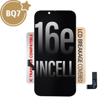 BQ7 Incell LCD Assembly for iPhone 16e Screen Replacement (Compatible for IC chip transfer)