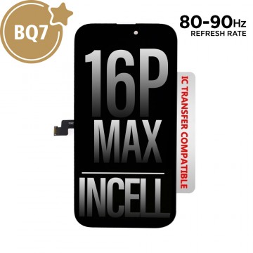 80HZ-90HZ REFRESH RATE BQ7 Incell LCD Assembly for iPhone 16 Pro Max Screen Replacement (Compatible for IC chip transfer)