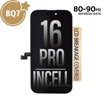 80HZ-90HZ REFRESH RATE BQ7 Incell LCD Assembly for iPhone 16 Pro Screen Replacement