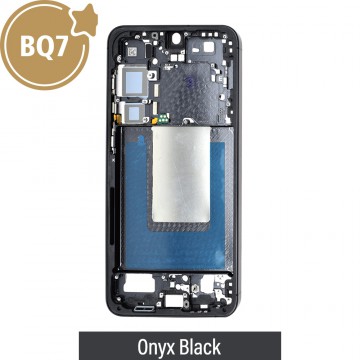 BQ7 Chassis Mid Frame Cover Replacement Assembly for Samsung Galaxy S24 Plus S926E-Onyx Black (EUROPEAN VERSION)