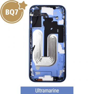 BQ7 Chassis Mid Frame Cover Replacement Assembly for iPhone 16-Ultramarine (With SIM Tray Version)
