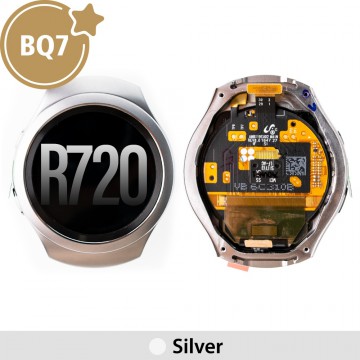 Samsung Gear S2 R720 BQ7 LCD Screen Replacement (As the same as service pack, but not from official Samsung)-Silver