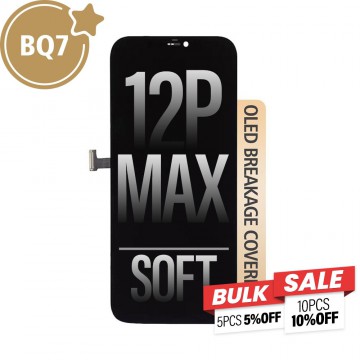 **AS THE SAME PRICE AS BQ7 INCELL** BQ7 Soft OLED Assembly for iPhone 12 Pro Max Screen Replacement