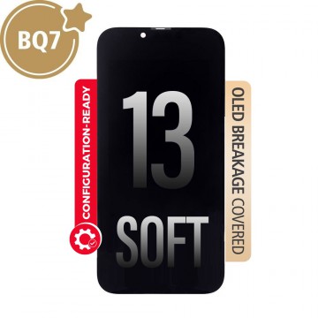 BQ7 Diagnosable Soft OLED Assembly With Proximity Sensor Flex for iPhone 13 Screen Replacement (Configuration Ready, Compatible for IC chip transfer)