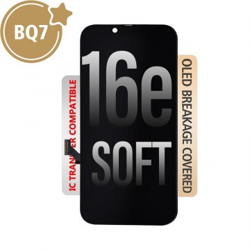 BQ7 Soft OLED Assembly for iPhone 16E Screen Replacement (Compatible for IC chip transfer)