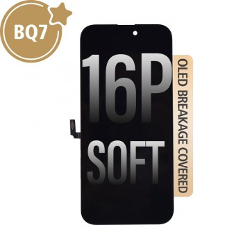 BQ7 Soft OLED Assembly for iPhone 16 Plus Screen Replacement 