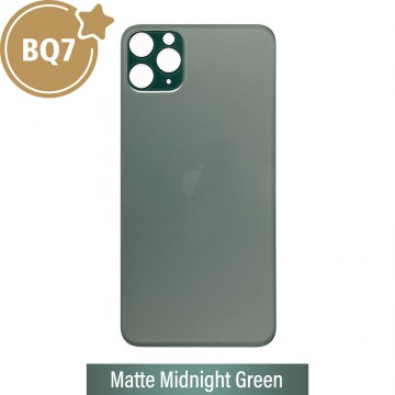 BQ7 Rear Glass With 3M Adhesive Replacement for iPhone 11 Pro-Midnight Green
