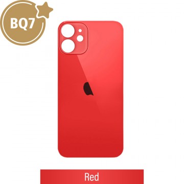 BQ7 Rear Glass With 3M Adhesive Replacement for iPhone 12-Red