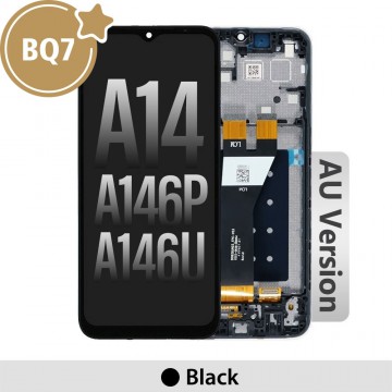 AUSTRALIAN VERSION-Samsung Galaxy A14 5G A146P / A146U BQ7 LCD Screen Replacement Digitizer with Frame-Black (AU Version) (As the same as service pack, but not from official Samsung)