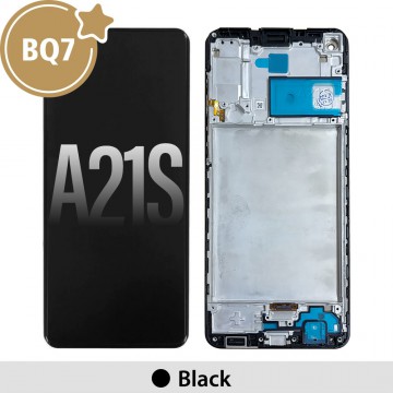Samsung Galaxy A21s A217F BQ7 LCD Screen Replacement Digitizer-Black (As the same as service pack, but not from official Samsung)