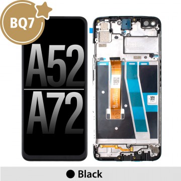 BQ7 LCD Assembly Replacement with Frame for OPPO A52 4G / A72 4G (AS the same as service pack, but not from official OPPO)