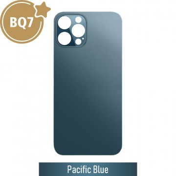 BQ7 Rear Glass With 3M Adhesive Replacement for iPhone 12 Pro-Pacific Blue
