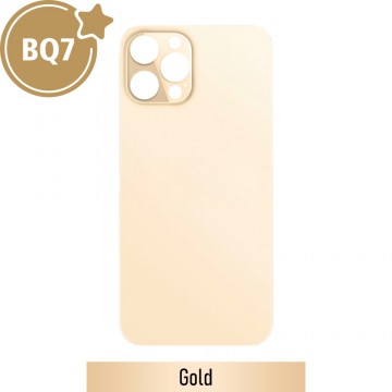 BQ7 Rear Glass With 3M Adhesive Replacement for iPhone 12 Pro Max-Gold