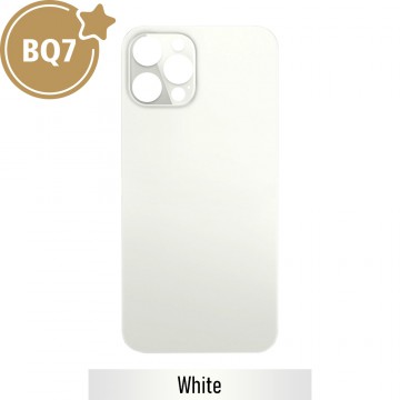 BQ7 Rear Glass With 3M Adhesive Replacement for iPhone 12 Pro-White