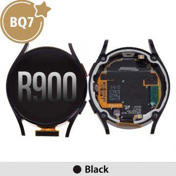 BQ7 OLED Screen Replacement with Frame for Samsung Galaxy Watch5 R900 40mm (As the same as service pack, but not from official Samsung)-Black