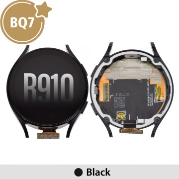 BQ7 OLED Screen Replacement with Frame for Samsung Galaxy Watch5 R910 44mm (As the same as service pack, but not from official Samsung)-Black