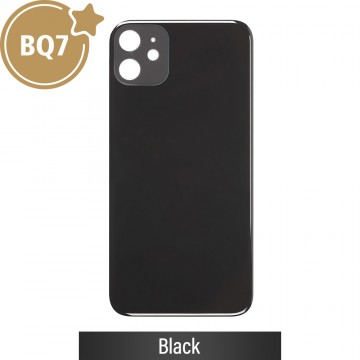 BQ7 Rear Glass Replacement with Bigger Size Camera Cut-out for iPhone 11-Black