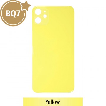 BQ7 Rear Glass With 3M Adhesive Replacement for iPhone 11-Yellow