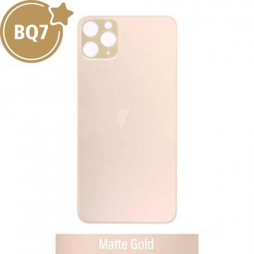 BQ7 Rear Glass With 3M Adhesive Replacement for iPhone 11 Pro Max-Matte Gold