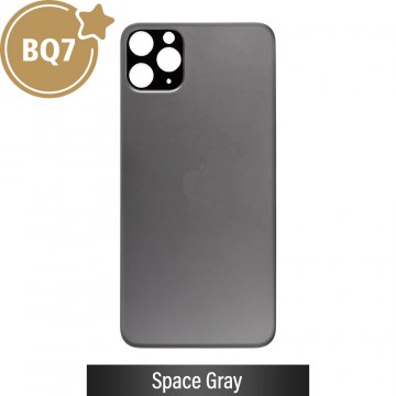 BQ7 Rear Glass With 3M Adhesive Replacement for iPhone 11 Pro Max-Space Gray