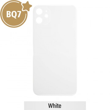 BQ7 Rear Glass With 3M Adhesive Replacement for iPhone 11 (NO LOGO)-White