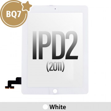 BQ7 Touch Screen Digitizer with IC Connector for iPad 2 (2011)-White