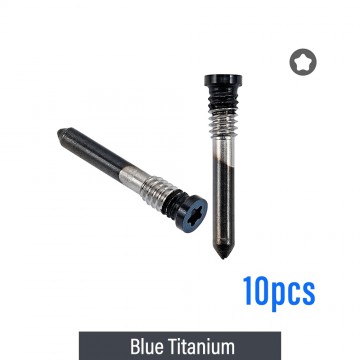 Bottom Screws for iPhone 15 Pro / 15 Pro Max (10 pcs/set)-Blue Titanium