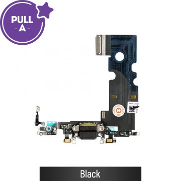 Charging Port Flex Cable for iPhone 8 (PULL-A)-Black