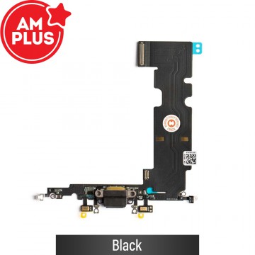 AMPLUS Charging Port Flex Cable for iPhone 8 Plus-Black