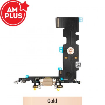 AMPLUS Charging Port Flex Cable for iPhone 8 Plus-Gold