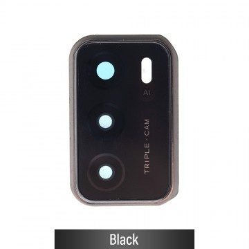 Rear Camera Lens with Bezel for OPPO A16s-Black