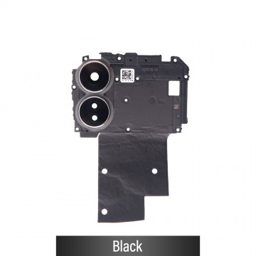 Rear Camera Lens with Bezel for OPPO A17-Black