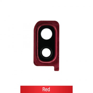 Rear Camera Lens Back Glass Cover for Samsung Galaxy A2 Core A260F-Red