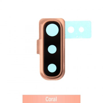 Rear Camera Lens Back Glass Cover for Samsung Galaxy A50 A505F-Coral