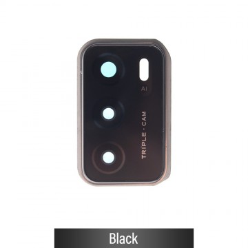 Rear Camera Lens with Bezel for OPPO A54s-Black