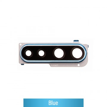 Rear Camera Lens with Bezel for OPPO A91-Blue