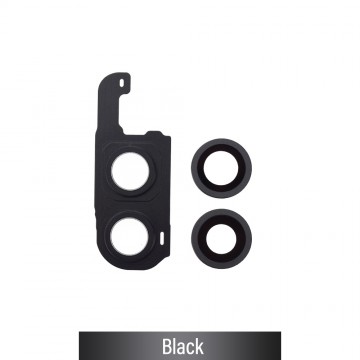 Rear Camera Glass With Frame for Samsung Galaxy Z Flip 6 5G (F741B)-Black