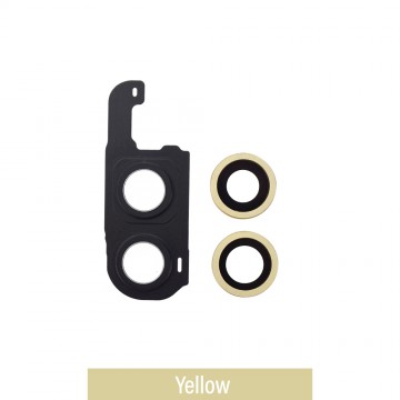 Rear Camera Glass With Frame for Samsung Galaxy Z Flip 6 5G (F741B)-Yellow