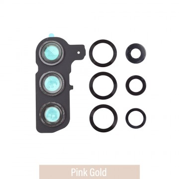 Rear Camera Glass With Frame for Samsung Galaxy S25 S931B-Pink Gold