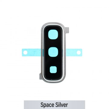 Rear Camera Lens with Bezel for Samsung Galaxy Fold F900F / F907B-Space Silver