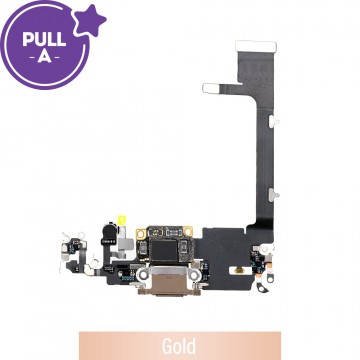 Charging Port for iPhone 11 Pro (PULL-A)-Gold