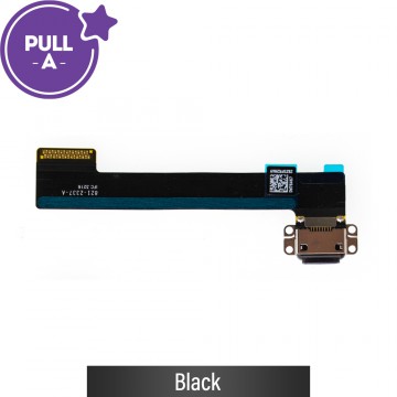 Charging Port with Flex Cable for iPad Mini5 / Mini4 (PULL-A)-Black