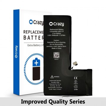 Crazy Improved Quality- iPhone 11 Pro Replacement Battery with Adhesive Strips 3046mAh (TI CHIP: 27546) Cheapest Price)
