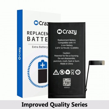 Crazy Improved Quality- iPhone 14 Replacement Battery with Adhesive Strips 3279mAh (TI CHIP: 27546) (Cheapest Price)