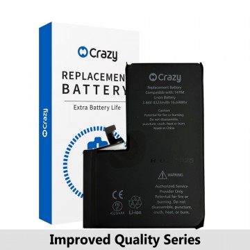 Crazy Improved Quality- iPhone 14 Pro Max Replacement Battery with Adhesive Strips 4323mAh (TI CHIP: TI 27546-A3 IC) (Cheapest Price)